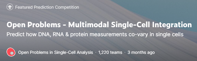 Open Problems - Multimodal Single-Cell Integration 🥈